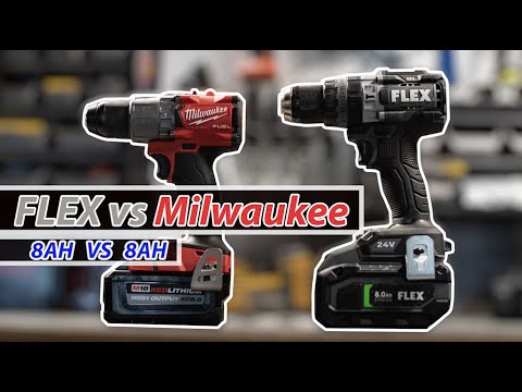 FLEX vs Milwaukee (8ah 21700 Cell Batteries)