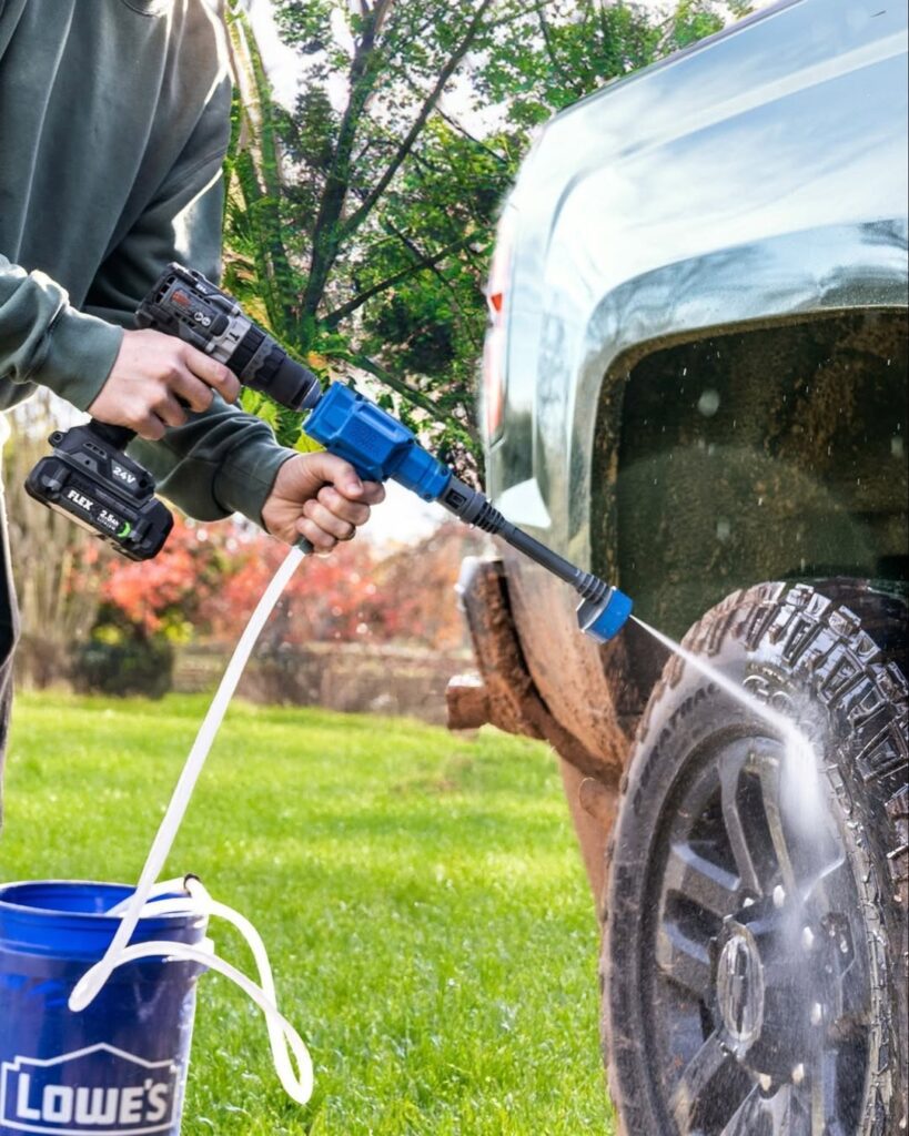 RotoPower 500 PSI Battery-Powered Pressure Washer